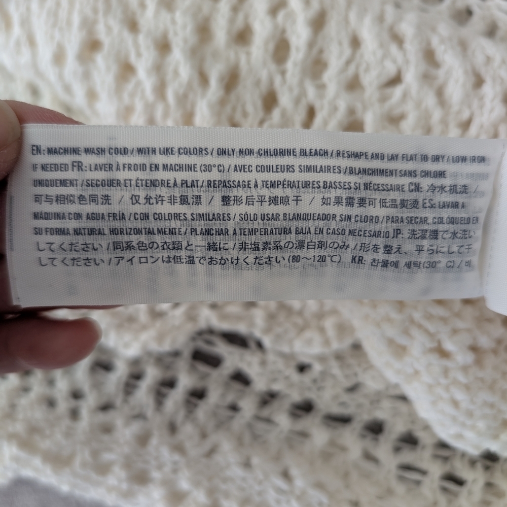 abercrombie kids Cream Crochet Top - Picture 4 of 5